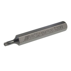 Бита TORX Т20Hх75мм 10мм удлиненная S2 JTC