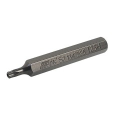 Бита TORX Т25Hх75мм 10мм удлиненная S2 JTC