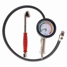 Пистолет для накачки шин с аналогым манометром 90мм, 15бар
