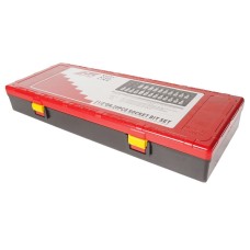 Набор бит-головок 1/2" HEX H4-H14, TORX T20-T60,SPLINE M5-M12 25 предметов JTC