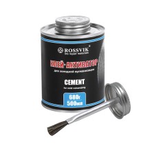 Клей 500мл (банка с кистью) Rossvik