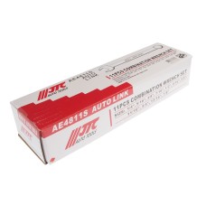 Набор ключей комбинированных 1/4”-7/8” 11 предметов в планшете JTC