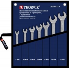 CRRWS7TB Набор ключей гаечных комбинированных трещоточных с реверсом в сумке, 8-19 мм, 7 предметов