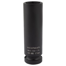 Головка торцевая ударная глубокая тонкостенная 1/2", 6 гр. 17 мм WDK-702-17L