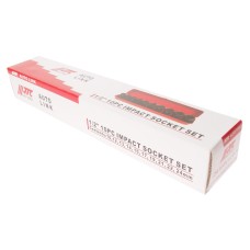 Набор головок торцевых 1/2" 12-ти гранных 10-24мм ударных 10 предметов JTC