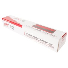 Набор головок торцевых 1/2" 6-ти гранных 10-24мм ударных 10 предметов JTC