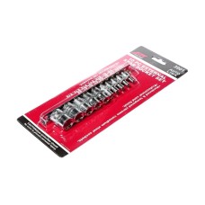 Набор головок торцевых 1/4"-3/8" TORX Е4-Е18 10 предметов JTC