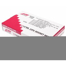 Набор головок торцевых и насадок 1/4" 6-ти гранных 5/32"-1/2",Т20-Т40 23 предмета в кейсе JTC