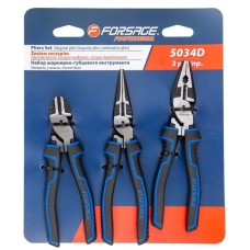 Шарнирно-губцевый Forsage инструмент, набор 3пр. F-5034D
