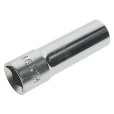 Головка свечная 1/2" 14мм 12-ти гранная с резиновым фиксатором JTC