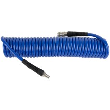 Шланг пневматический спиральный с БРС, 8м, 8*12мм