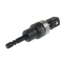 Адаптер 1/4"х1/2" (6.35мм) карданный под шуруповерт JTC