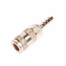 Переходник для компрессора 10.9мм быстросъемный с клапаном "елочка" JTC