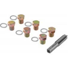 Набор для восстановления резьбы сливного отверстия поддона M13х1.5, 7 предметов