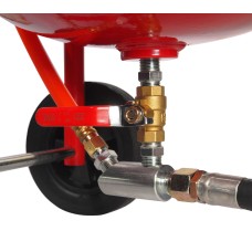 Аппарат пескоструйный 38л шланг 1/2", 250PSI JTC