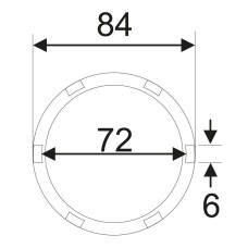 Головка для гайки дифференциала MERCEDES (6Т) JTC