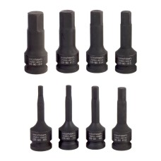 Набор ударных головок 1/2" HEX 8 предметов, H5-H19 Weidercraft