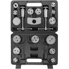 Приспособление для возврата поршней дисковых тормозных механизмов в наборе, 18 предметов Thorvik